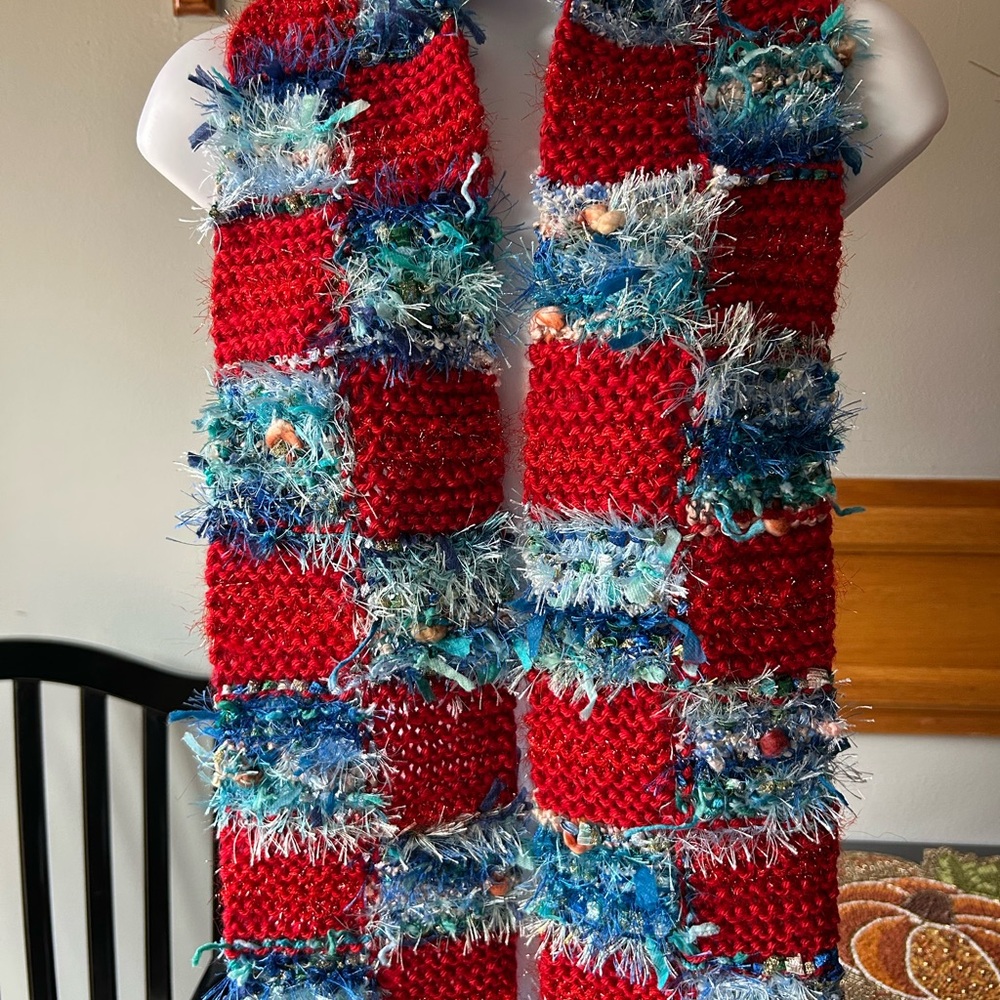 Colorful Knit Scarf